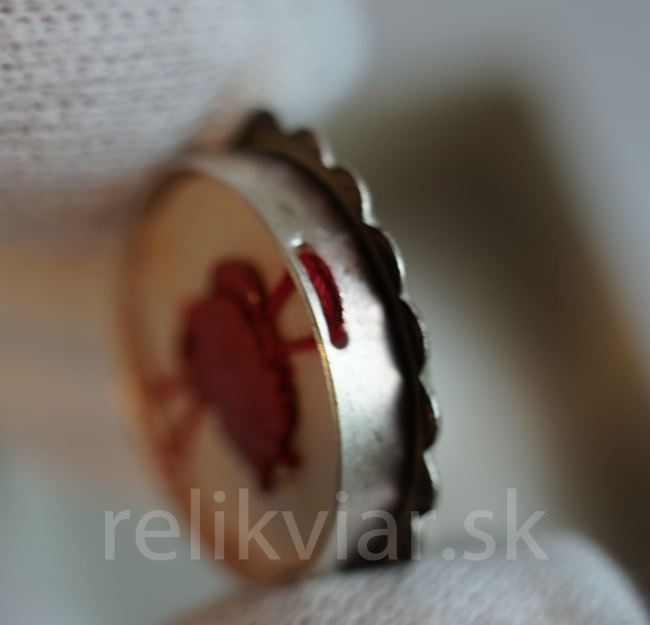 Relikwiarz z XX wieku z relikwią świętego Gabriela Franciszka Possenti 2